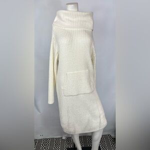 SOFTIES White Cream Sweater Dress